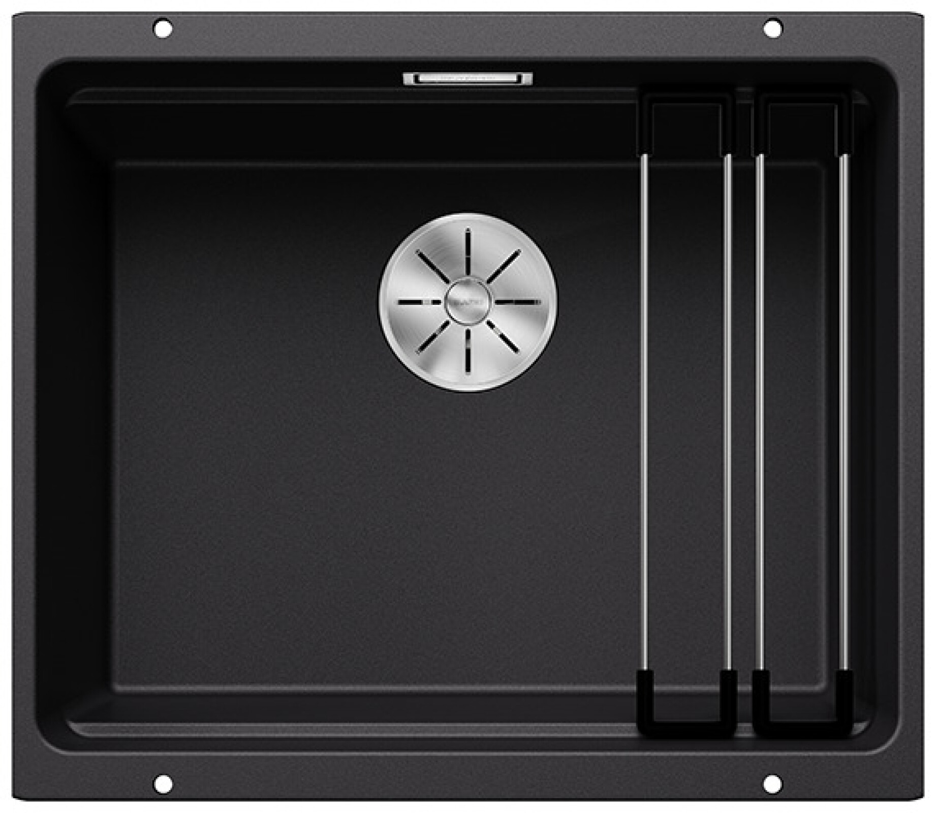 blanco-etagon-500-u-fekete-tartozekokkal-excenter-nelkul